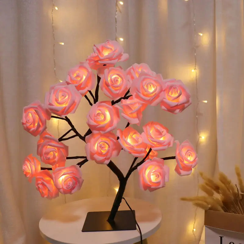 Blossoming LED Rose Tree Lamp