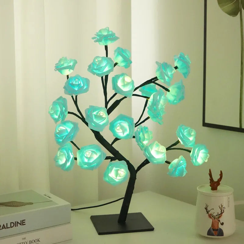 Blossoming LED Rose Tree Lamp