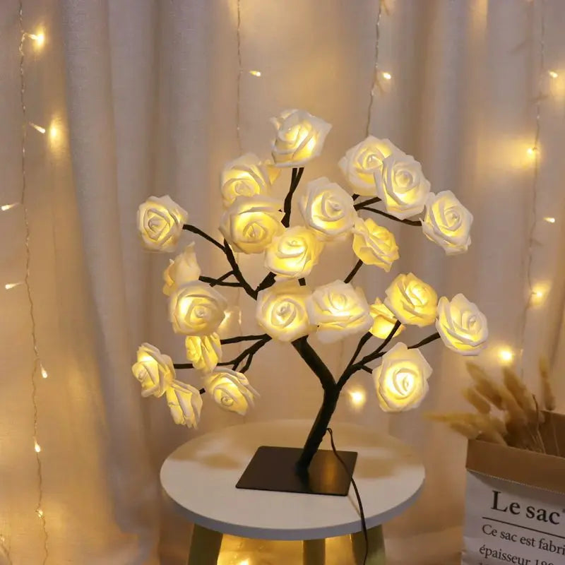 Blossoming LED Rose Tree Lamp