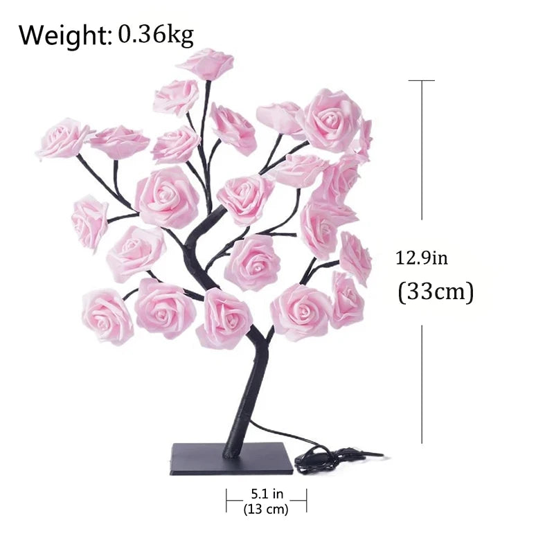 Blossoming LED Rose Tree Lamp