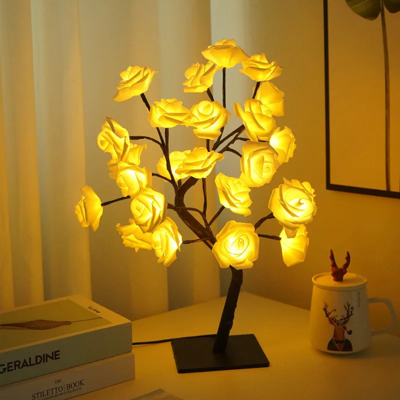 Blossoming LED Rose Tree Lamp