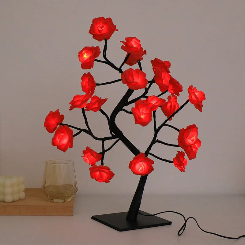 Blossoming LED Rose Tree Lamp